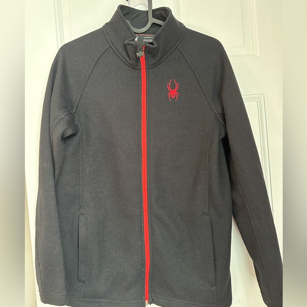 LIKE NEW boys zip up Spyder jacket